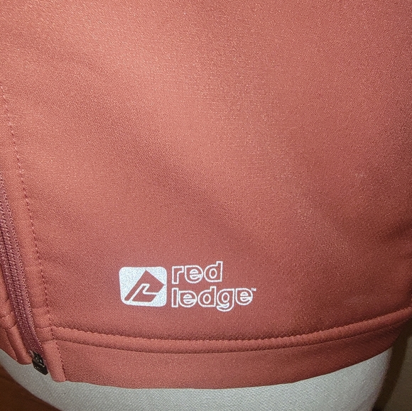 RED LEDGE WOMENS PINK/ROSE COLOR NYLON FRONT ZIP HOODED JACKET SIZE S - Picture 3 of 11